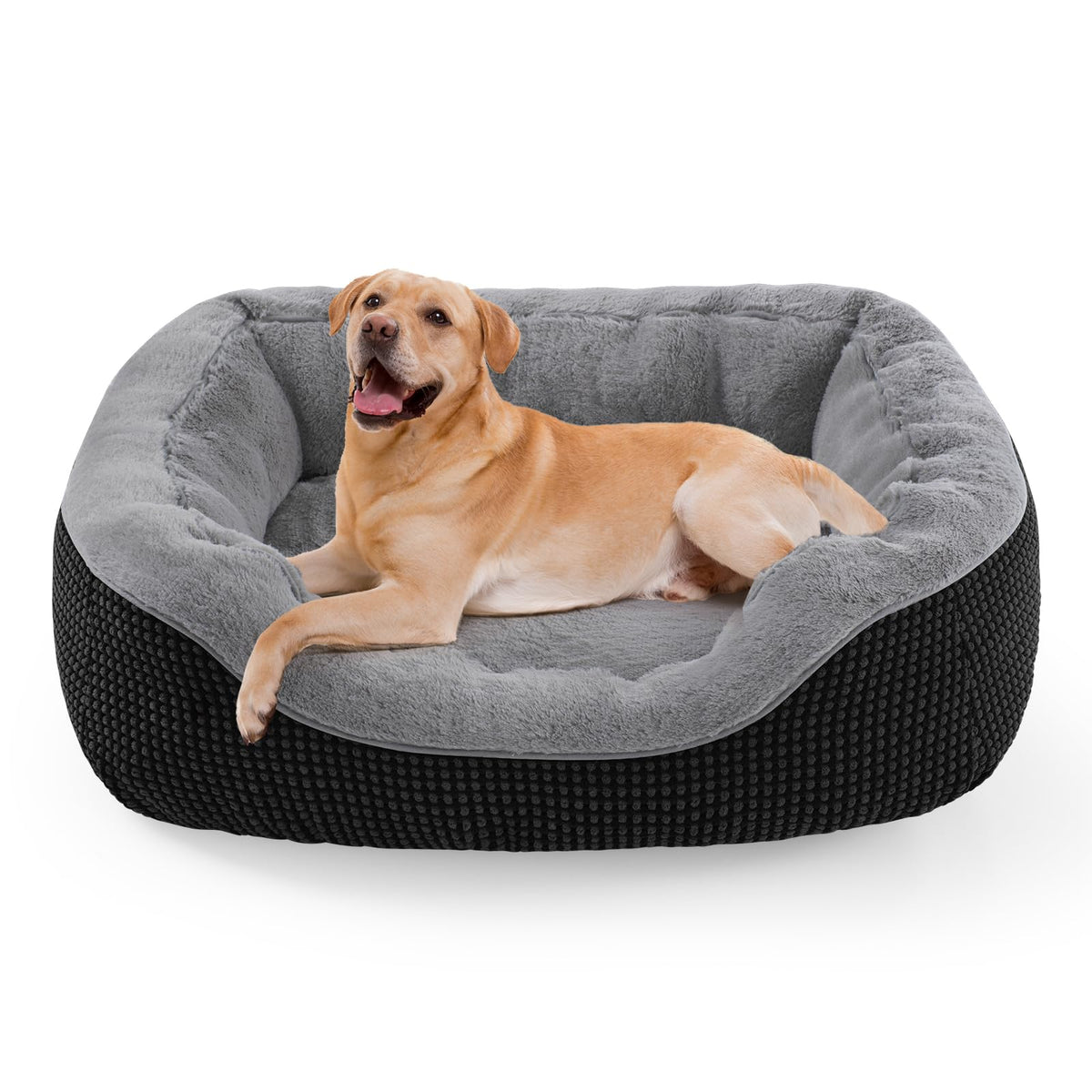 INVENHO Small Dog Bed for Small Dogs, Cat Beds for Indoor Cats Washable, Orthopedic Dog Bed, Warming Soft Calming Sleeping Puppy Bed Durable Pet Bed with Anti-Slip Bottom S(20"x19"x6")