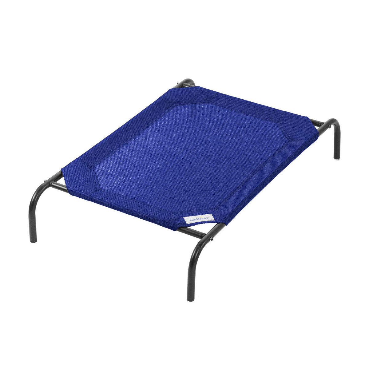 Coolaroo Original Elevated Dog Bed - Breathable Off-The-Ground Pet Bed with Cooling Fabric, Joint Relief & Moisture-Resistant Fabric, 100% Recyclable, Easy Clean, Grey, Medium