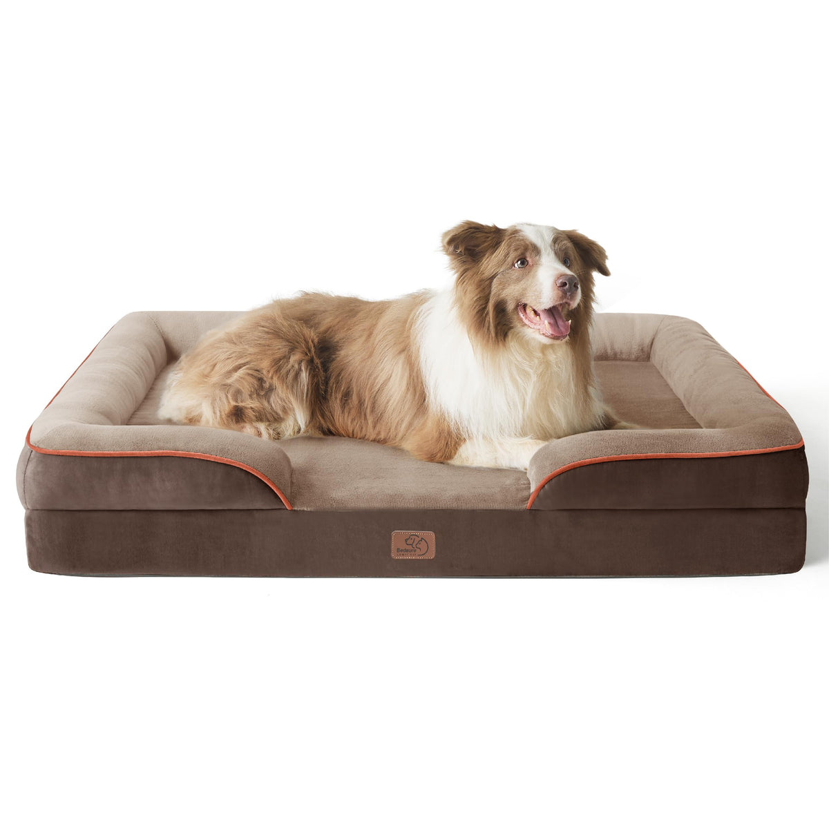 Bedsure Orthopedic Dog Bed Medium Washable Original Design, 28" Grey