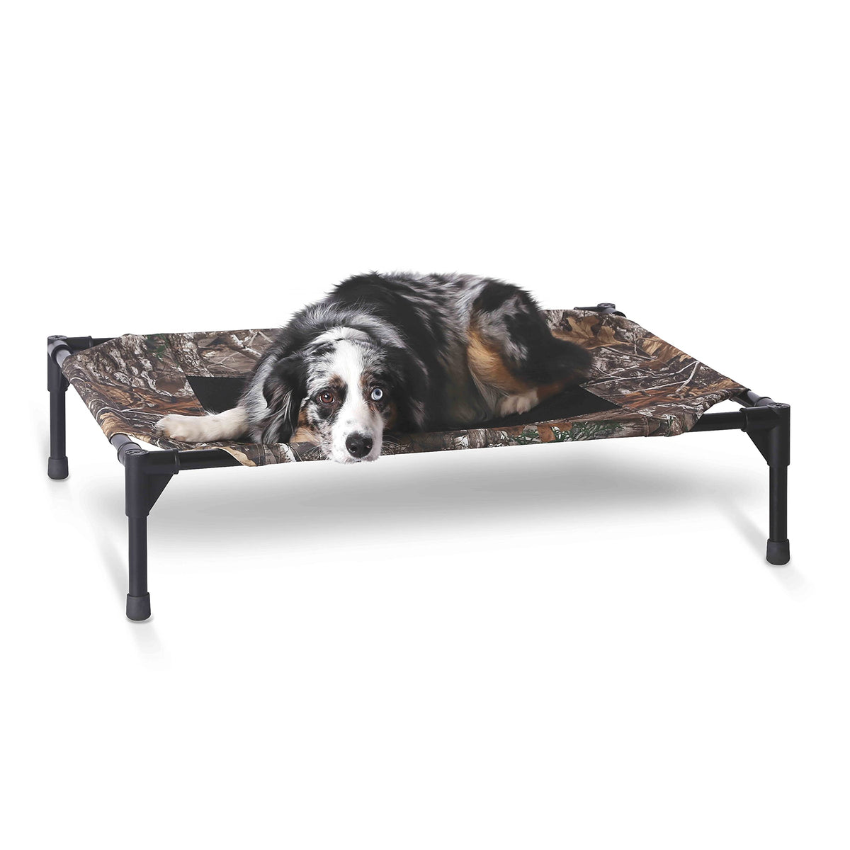 K&H Outdoor Elevated Dog Bed, Cooling Raised Dog Bed, Medium 32x25in, Tan