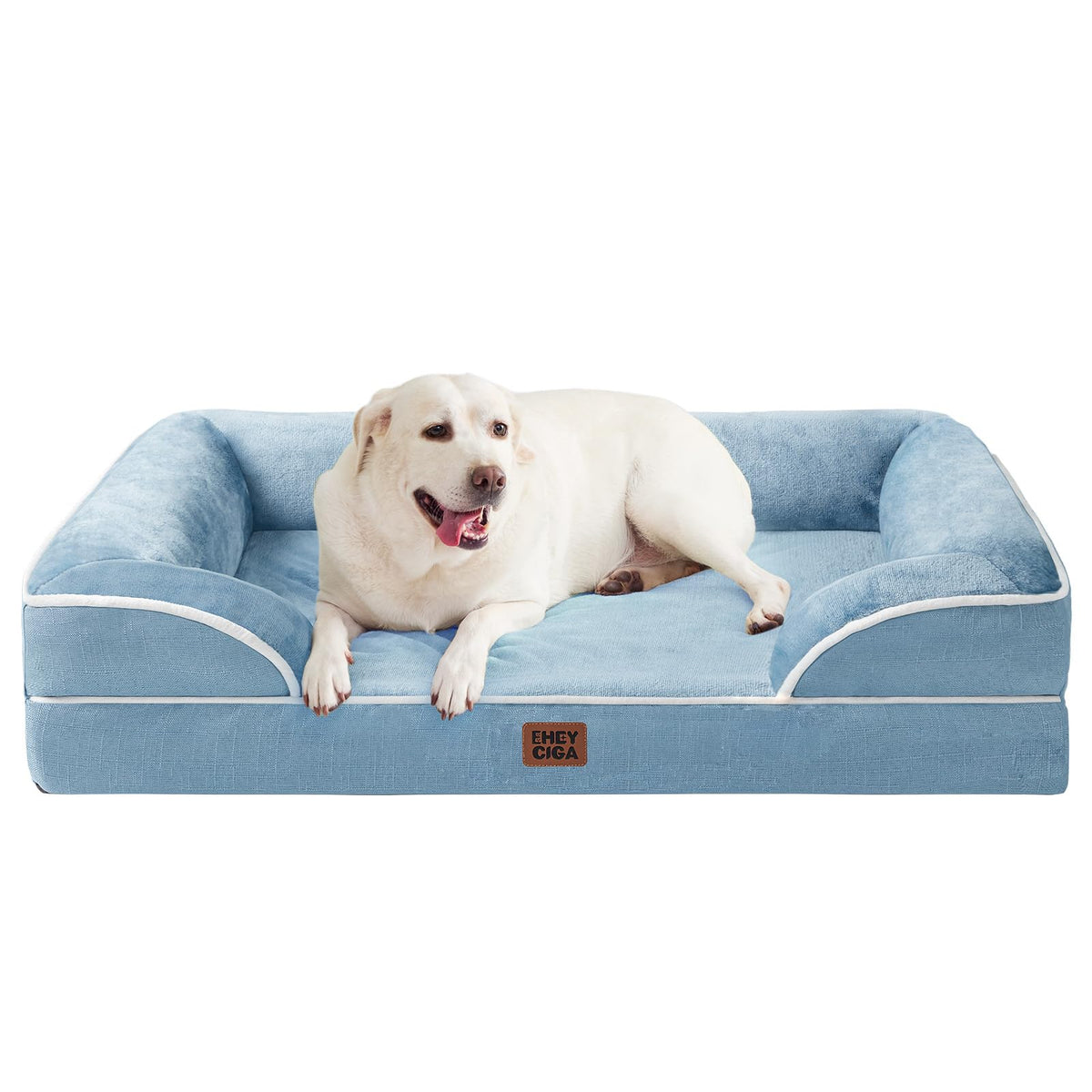 EHEYCIGA Orthopedic Extra Large Dog Bed, Waterproof Washable XL Pet Bed 44"