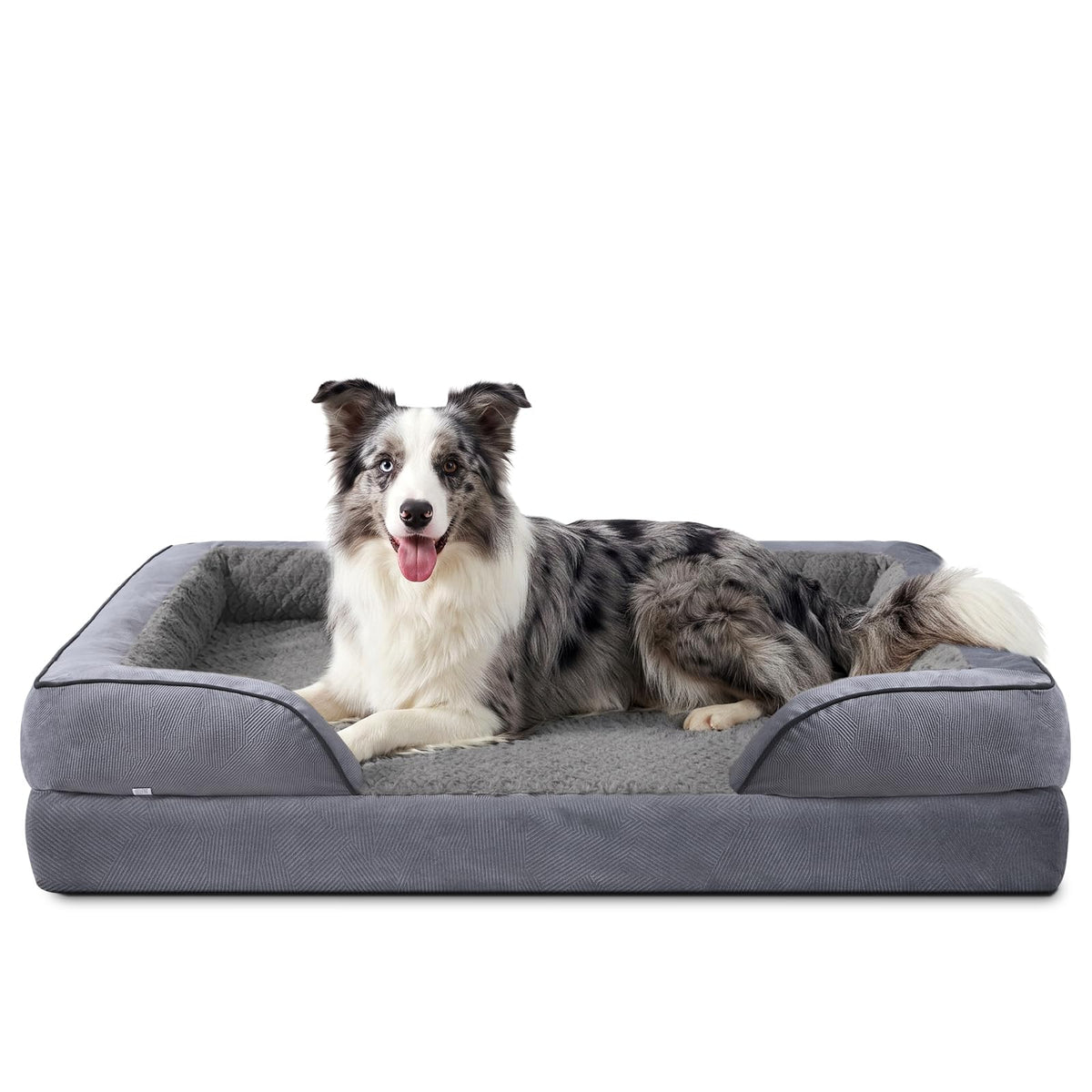 INVENHO Orthopedic Dog Beds Large Sized, XL Washable Dog Sofa with Egg-Crate Foam, Waterproof Lining and Non-Skid Bottom