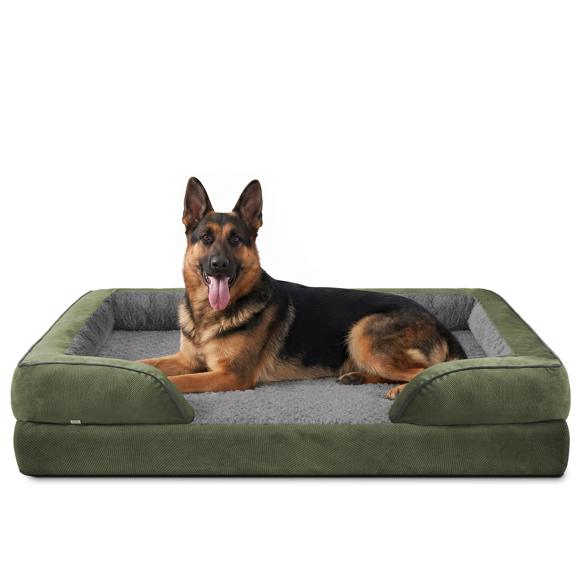 INVENHO Orthopedic Dog Beds Large Sized, XL Washable Dog Sofa with Egg-Crate Foam, Waterproof Lining and Non-Skid Bottom