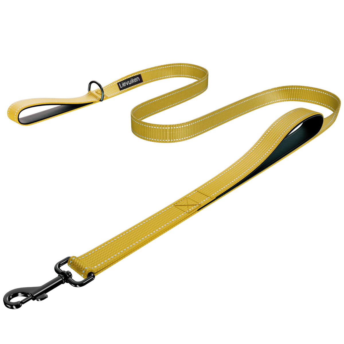 Dog Leash 4ft Long,Double Handle Dog Leash for Control Training