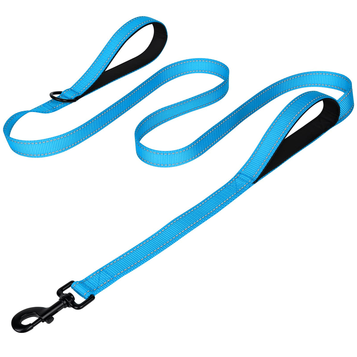 Joytale Reflective Dog Leash for Medium & Large Dogs, 6 FT x 1", Turquoise