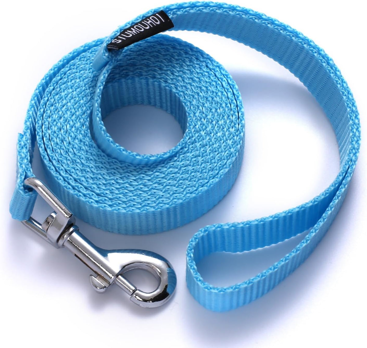 6 FT Puppy Leashes, Strong Traditional Style Leash with Easy to Use Collar Hook,Dog Lead Great for Small and Medium and Large Dog (Mint Blue, 5/8 in x 6 ft)