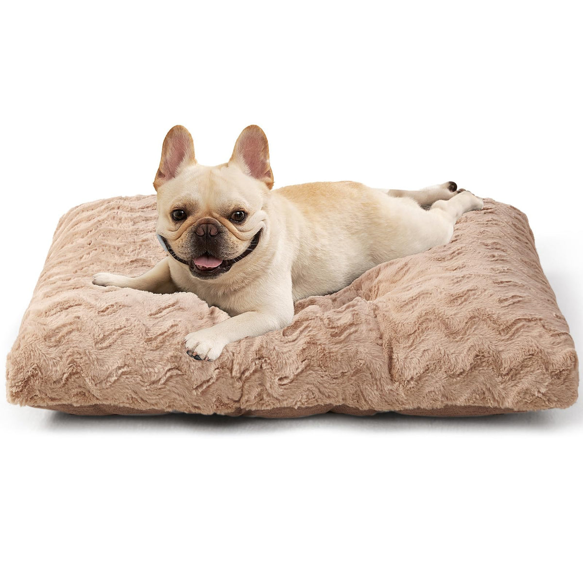 EHEYCIGA Washable Large Dog Bed for Crate, 35x23 Inch Pet Bed, Grey