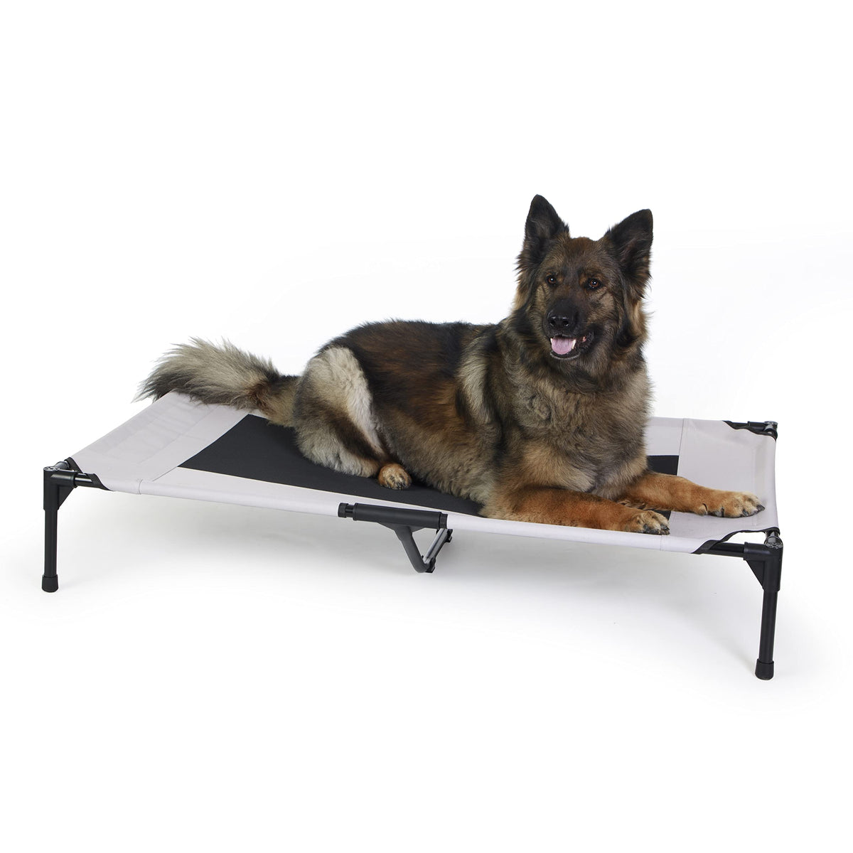 K&H Outdoor Elevated Dog Bed, Cooling Raised Dog Bed, Medium 32x25in, Tan