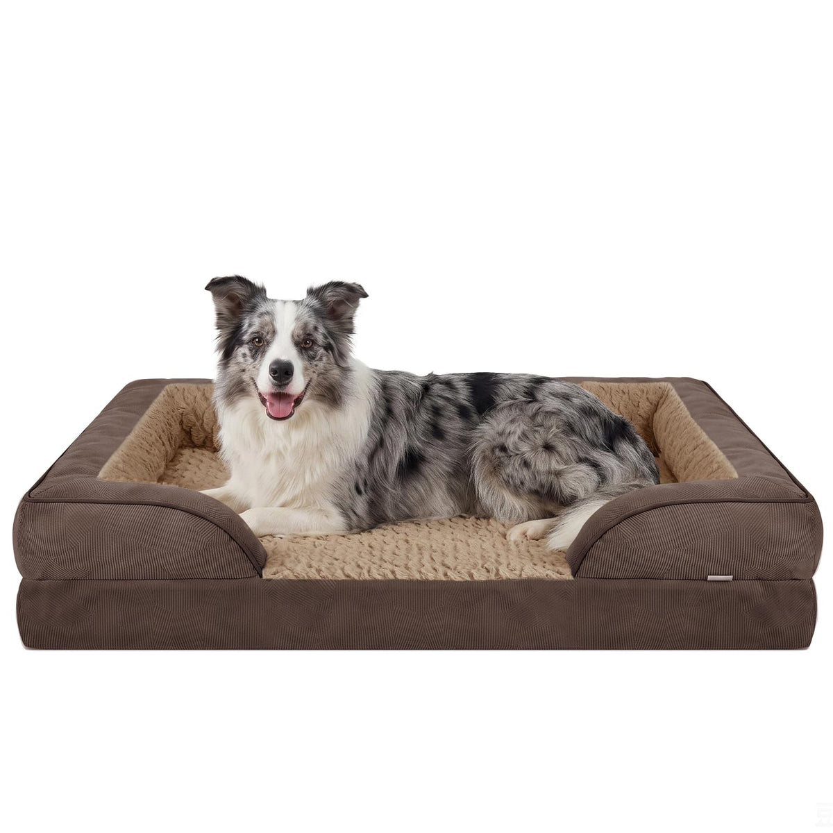 INVENHO Orthopedic Dog Beds Large Sized, XL Washable Dog Sofa with Egg-Crate Foam, Waterproof Lining and Non-Skid Bottom