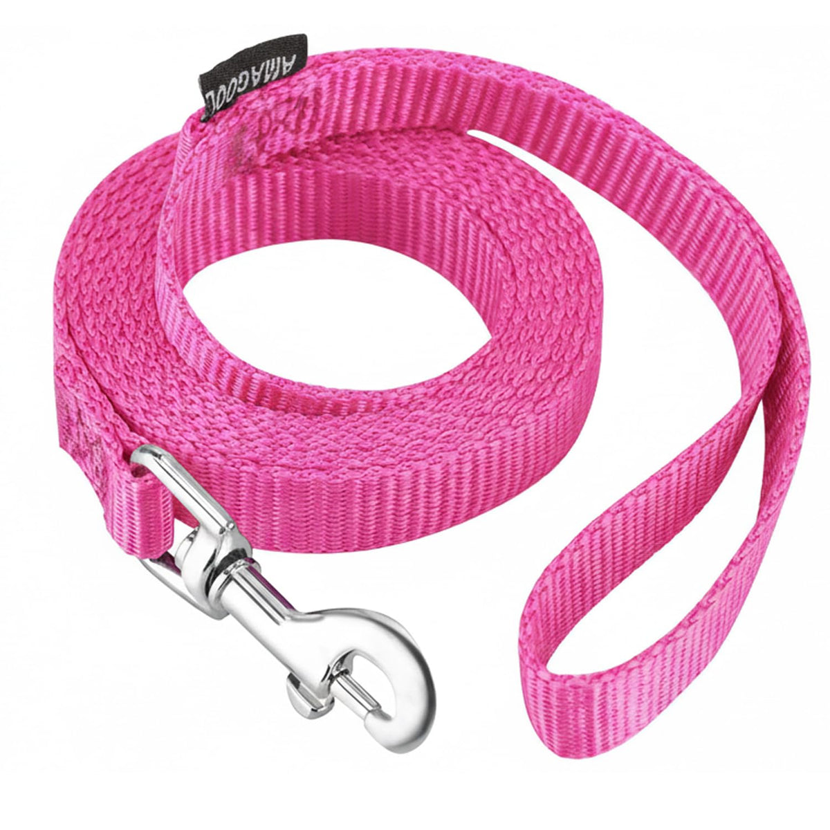 6 FT Puppy/Dog Leashes, Strong Traditional Style Leash with Easy to Use Collar Hook,Dog Lead Great for Small(Red,5/8" x 6 Feet) (Red)