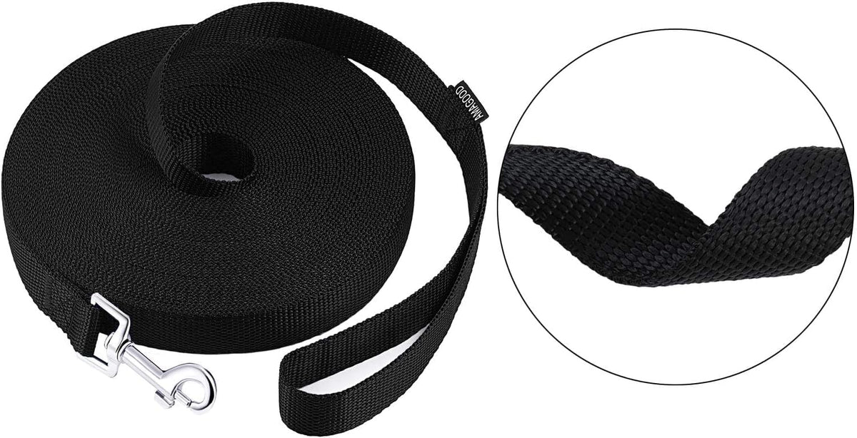 Long Dog Leashes for Training 15/20/30/50/100FT Lead for Medium Small Dogs