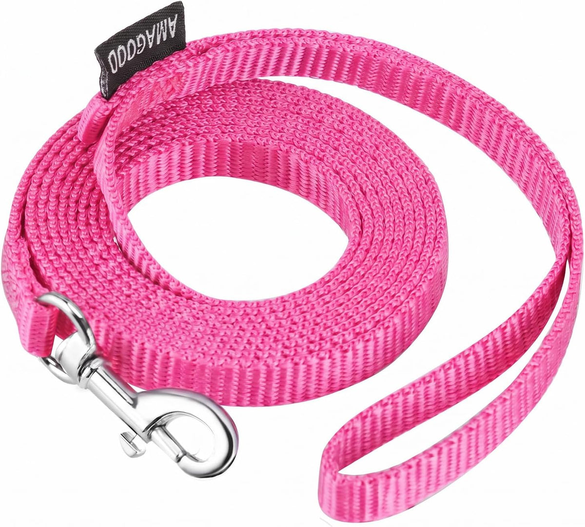 6 FT Puppy/Dog Leashes, Strong Traditional Style Leash with Easy to Use Collar Hook,Dog Lead Great for Small(Red,5/8" x 6 Feet) (Red)