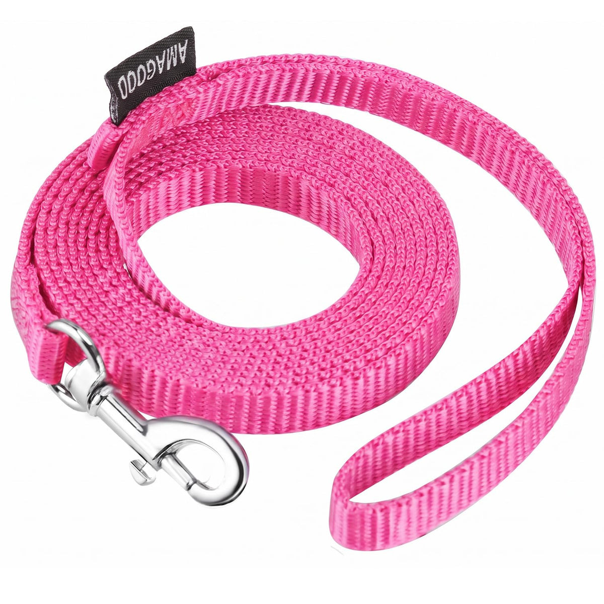 6 FT Puppy/Dog Leashes, Strong Traditional Style Leash with Easy to Use Collar Hook,Dog Lead Great for Small(Red,5/8" x 6 Feet) (Red)