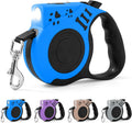 Retractable Dog Leash with USB Rechargeable Flashlight, Purple