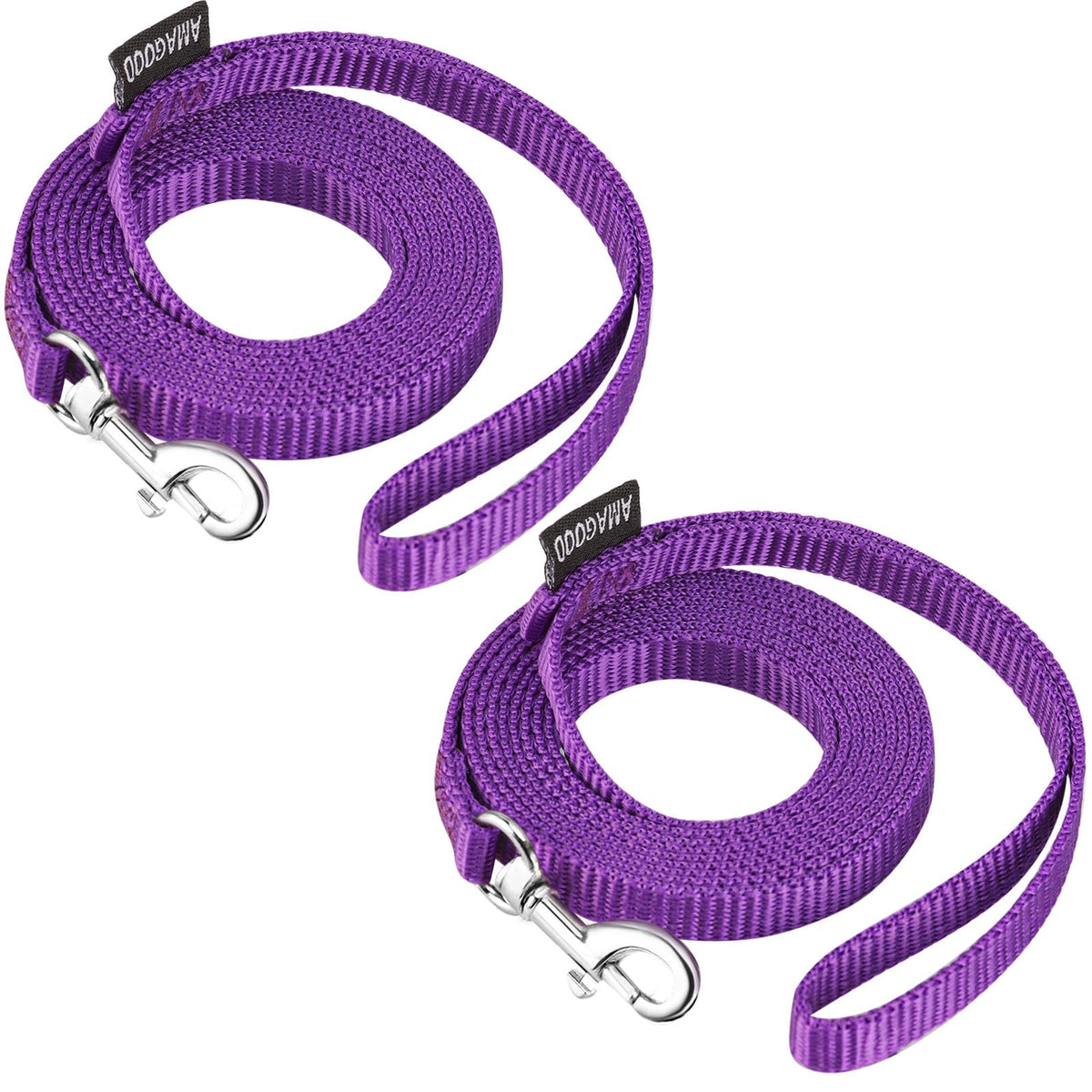 6 FT Puppy/Dog Leashes, Strong Traditional Style Leash with Easy to Use Collar Hook,Dog Lead Great for Small(Red,5/8" x 6 Feet) (Red)