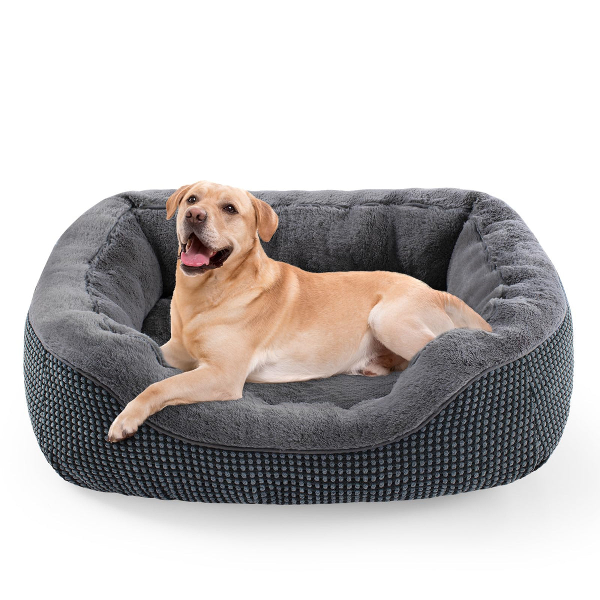 INVENHO Small Dog Bed for Small Dogs, Cat Beds for Indoor Cats Washable, Orthopedic Dog Bed, Warming Soft Calming Sleeping Puppy Bed Durable Pet Bed with Anti-Slip Bottom S(20"x19"x6")