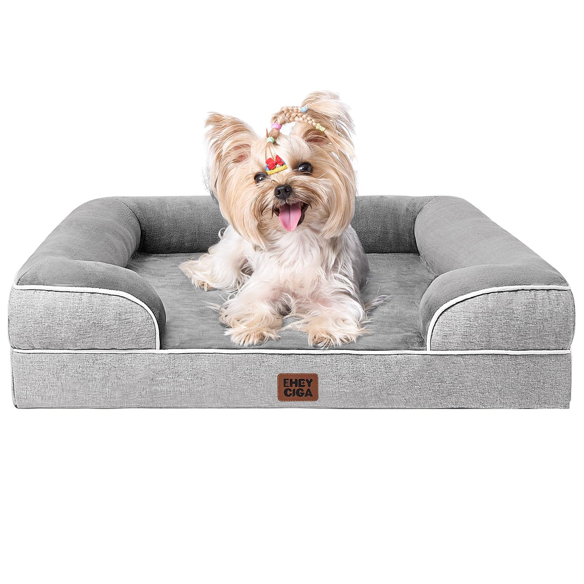 EHEYCIGA Orthopedic Extra Large Dog Bed, Waterproof Washable XL Pet Bed 44"