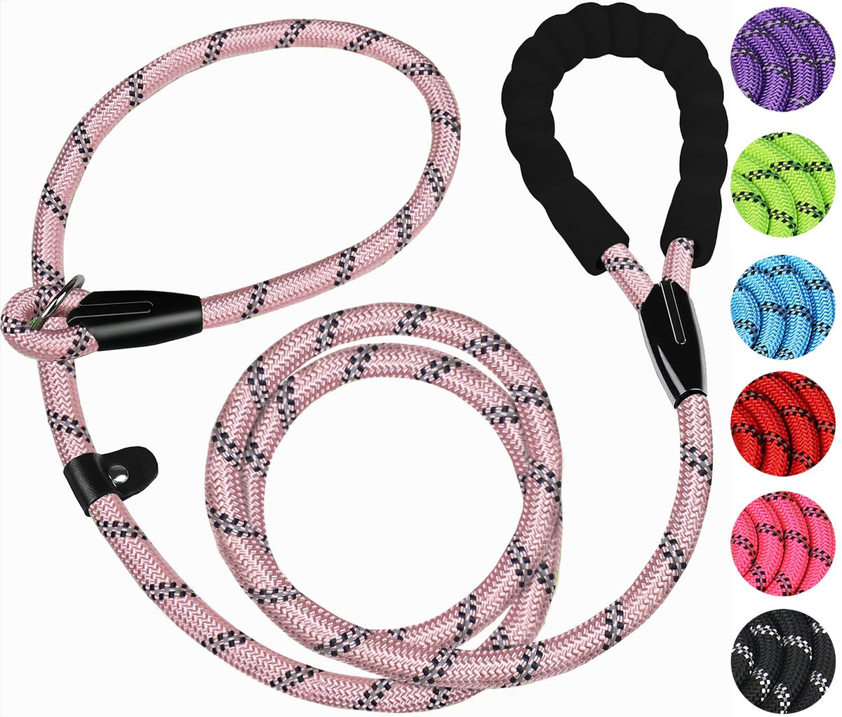 Dog Leash, 6 FT Heavy Duty Dog Leashes with Comfortable Padded Handle,Black