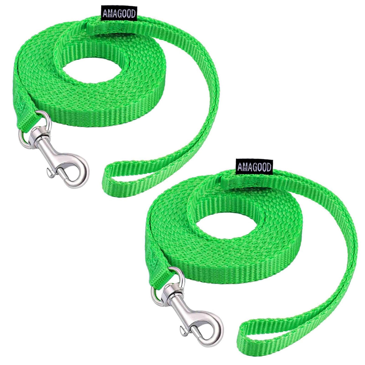 6 FT Puppy/Dog Leashes, Strong Traditional Style Leash with Easy to Use Collar Hook,Dog Lead Great for Small(Red,5/8" x 6 Feet) (Red)