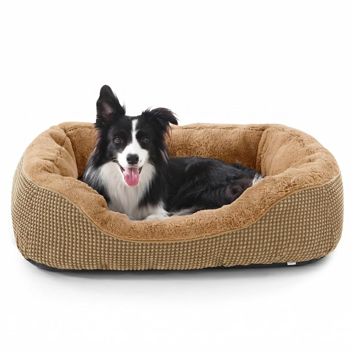 INVENHO Small Dog Bed for Small Dogs, Cat Beds for Indoor Cats Washable, Orthopedic Dog Bed, Warming Soft Calming Sleeping Puppy Bed Durable Pet Bed with Anti-Slip Bottom S(20"x19"x6")