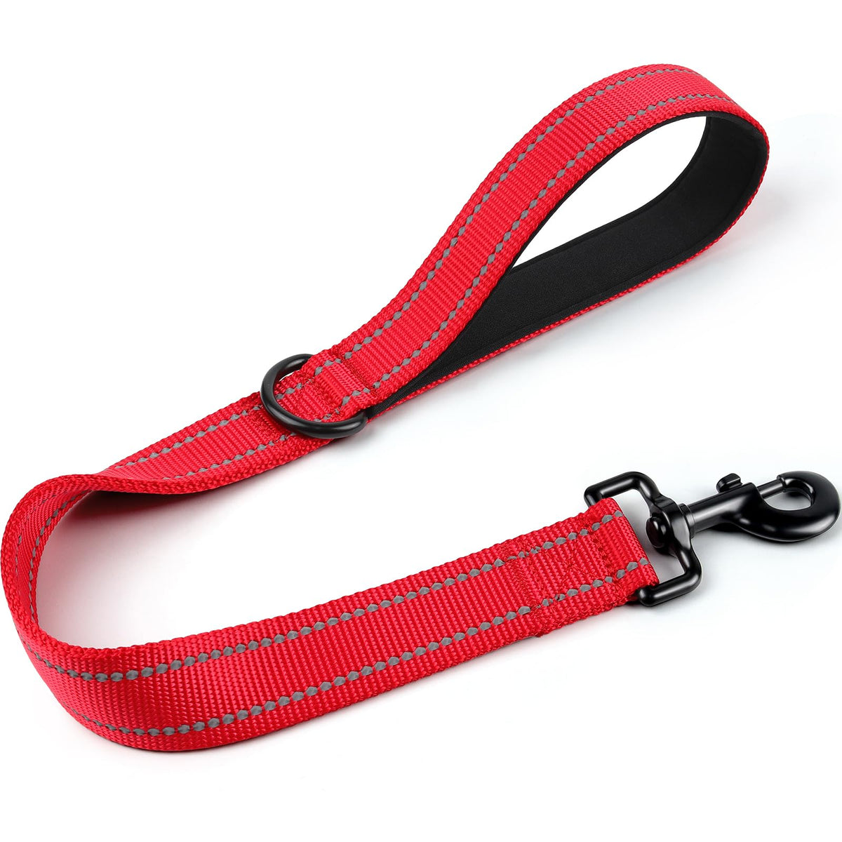 Joytale Short Dog Leash for Close Control & Training, 18", Black