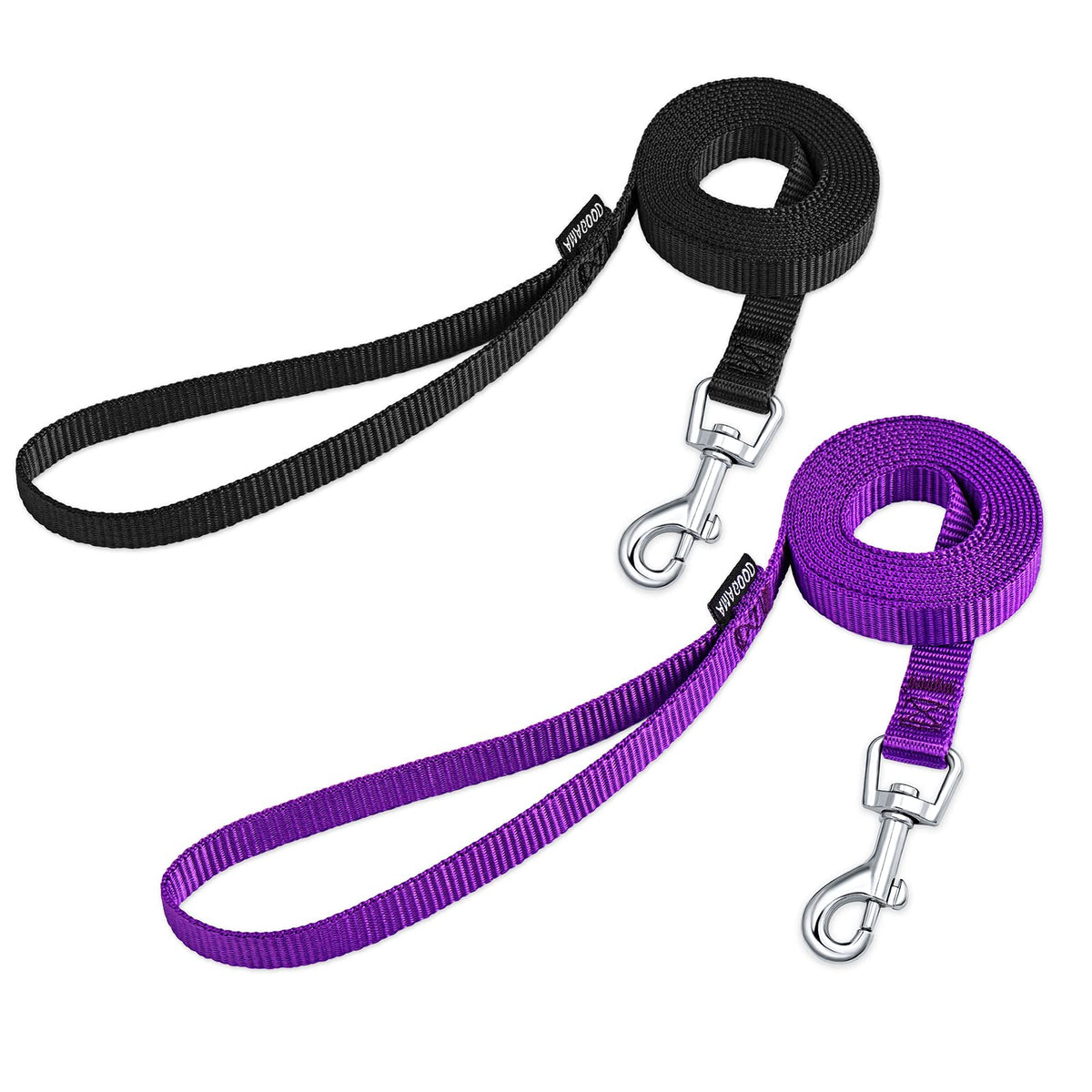 6 FT Puppy/Dog Leashes, Strong Traditional Style Leash with Easy to Use Collar Hook,Dog Lead Great for Small(Red,5/8" x 6 Feet) (Red)