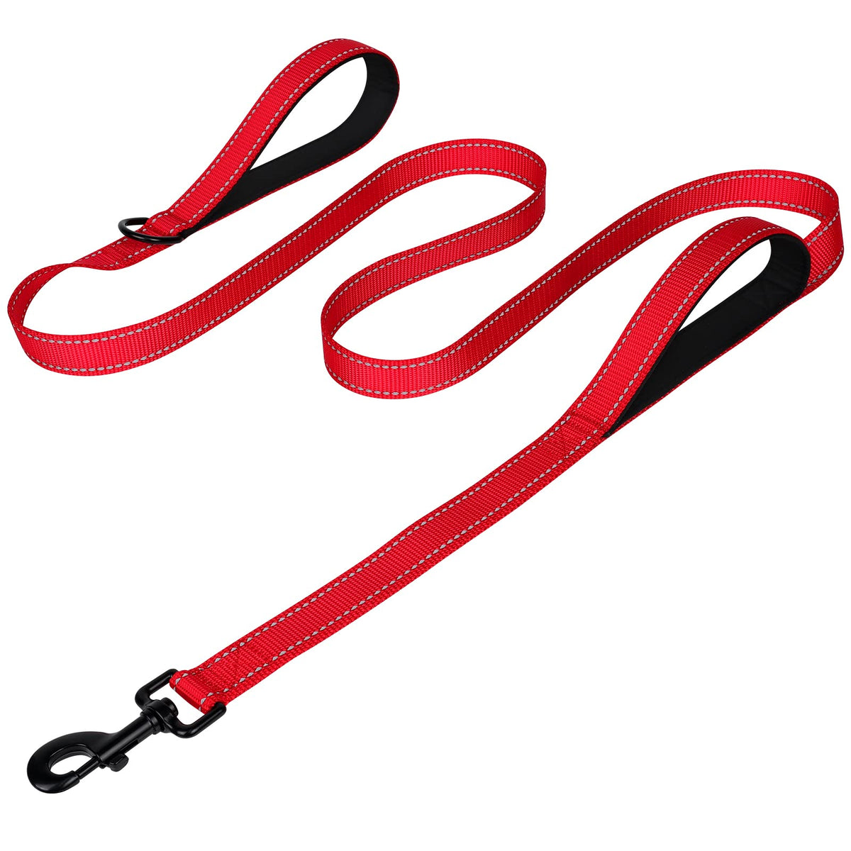 Joytale Reflective Dog Leash for Medium & Large Dogs, 6 FT x 1", Turquoise