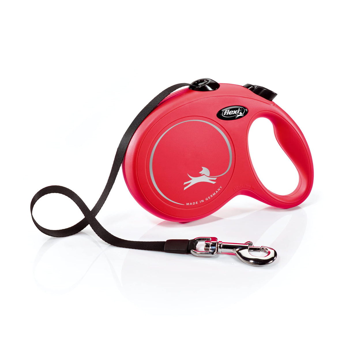 FLEXI® Classic Tape Retractable Dog Leash, Large, 26 ft - Black