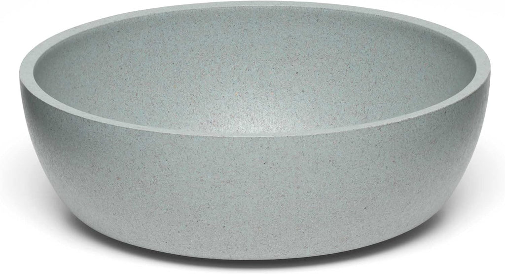 Loving Pets - Dolce Bamboo - Eco-Friendly Pet Bowls & Dishes for Dog, Cats, Puppy Food and Water Bowl -Sustainable and Dishwasher Safe, Made with Real Bamboo (Small, Slate-Grey)