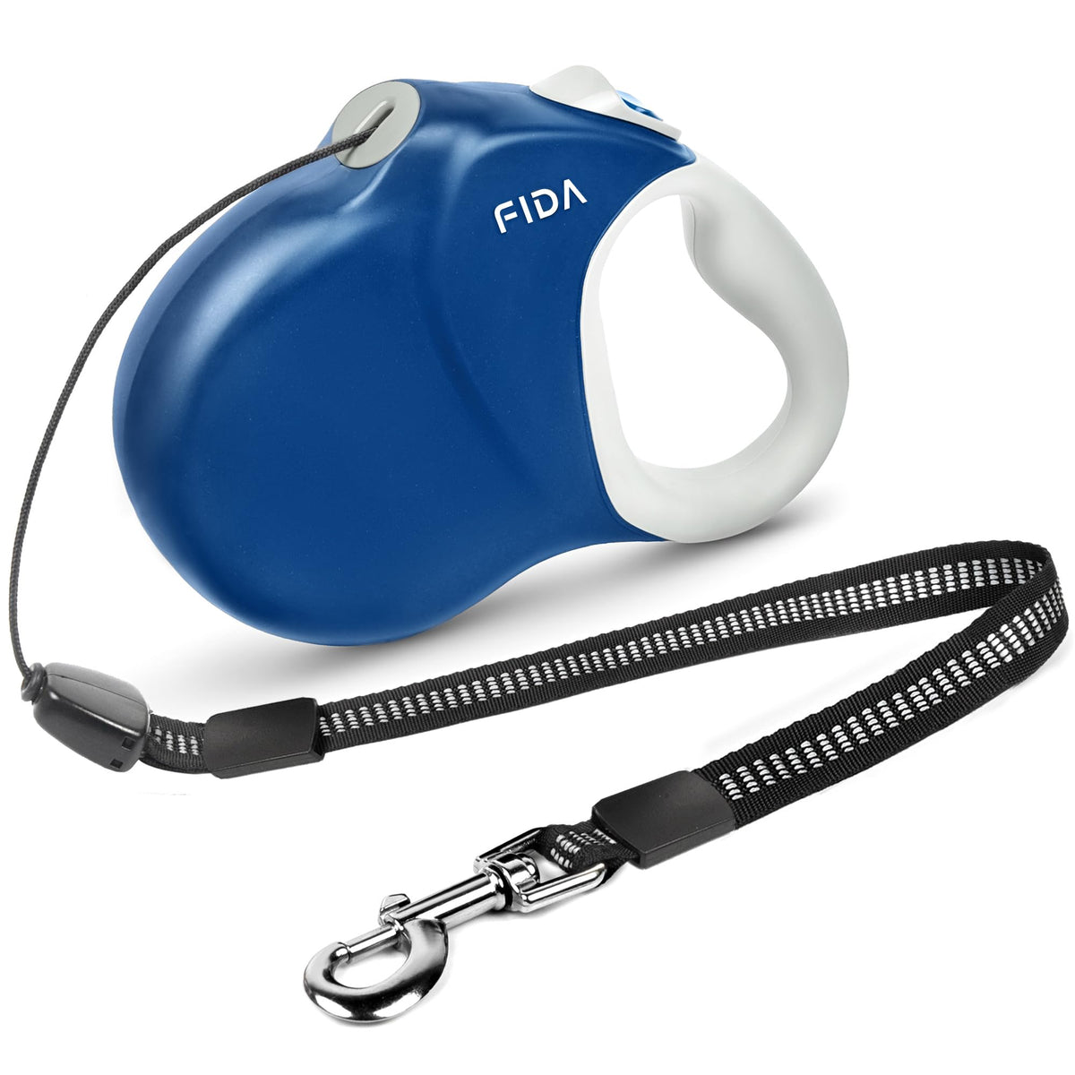 Fida Upgraded Retractable Dog Leash, 30ft, Heavy Duty, Black