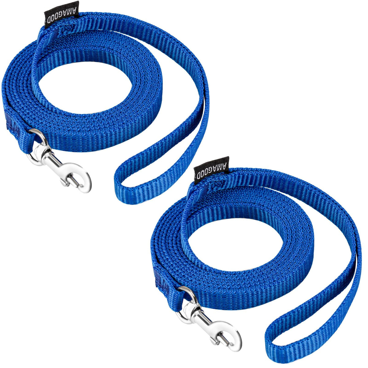 6 FT Puppy/Dog Leashes, Strong Traditional Style Leash with Easy to Use Collar Hook,Dog Lead Great for Small(Red,5/8" x 6 Feet) (Red)