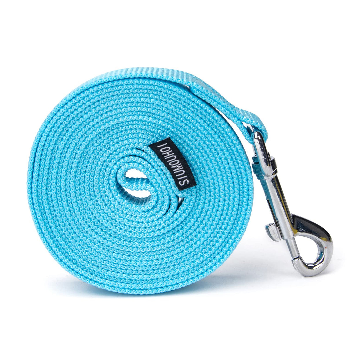 Strong Durable Nylon Dog Training Leash, 1 Inch Wide Traction Rope, 6 ft Long, for Small and Medium Dog (Pink, 6 Feet)