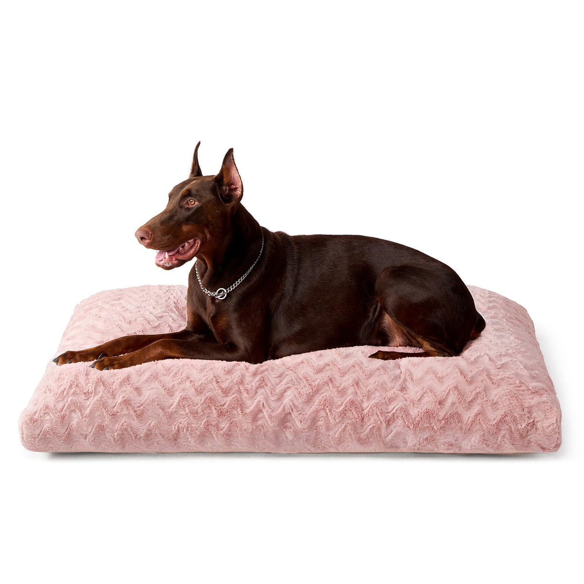 EHEYCIGA Washable Large Dog Bed for Crate, 35x23 Inch Pet Bed, Grey