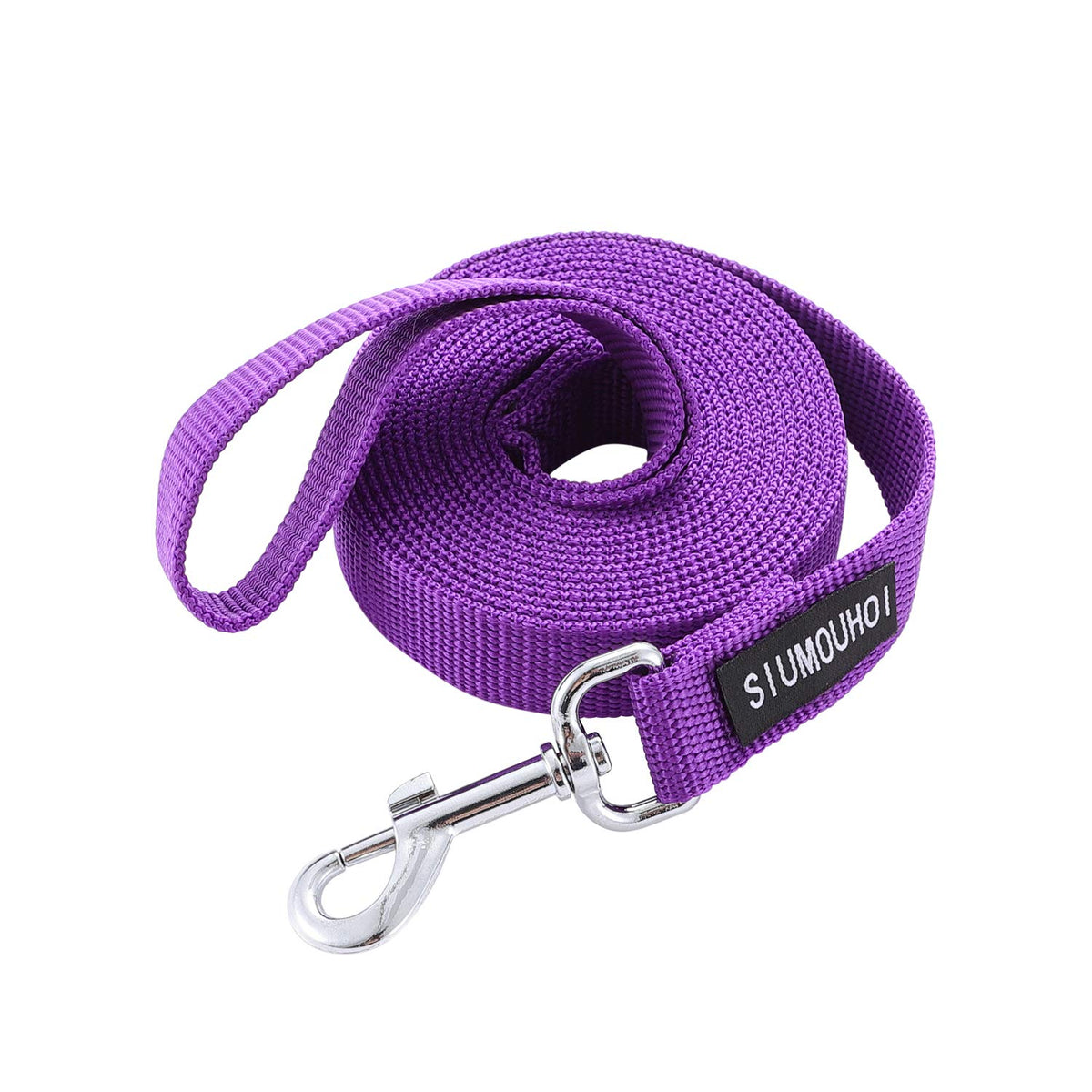 Strong Durable Nylon Dog Training Leash, 1 Inch Wide Traction Rope, 6 ft Long, for Small and Medium Dog (Pink, 6 Feet)