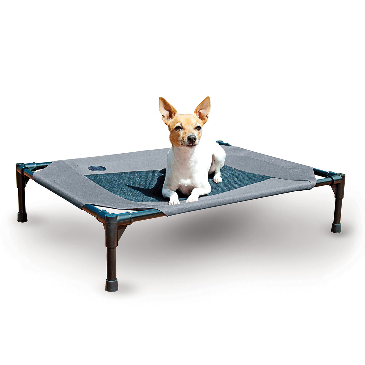 K&H Outdoor Elevated Dog Bed, Cooling Raised Dog Bed, Medium 32x25in, Tan