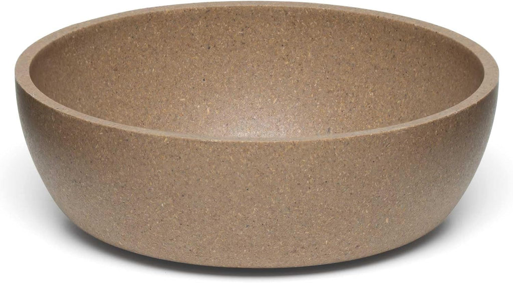 Loving Pets - Dolce Bamboo - Eco-Friendly Pet Bowls & Dishes for Dog, Cats, Puppy Food and Water Bowl -Sustainable and Dishwasher Safe, Made with Real Bamboo (Small, Coffee-Brown)