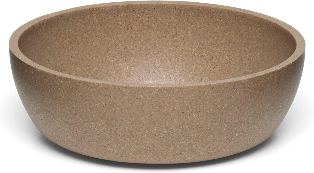 Loving Pets - Dolce Bamboo - Eco-Friendly Pet Bowls & Dishes for Dog, Cats, Puppy Food and Water Bowl -Sustainable and Dishwasher Safe, Made with Real Bamboo (Small, Coffee-Brown)