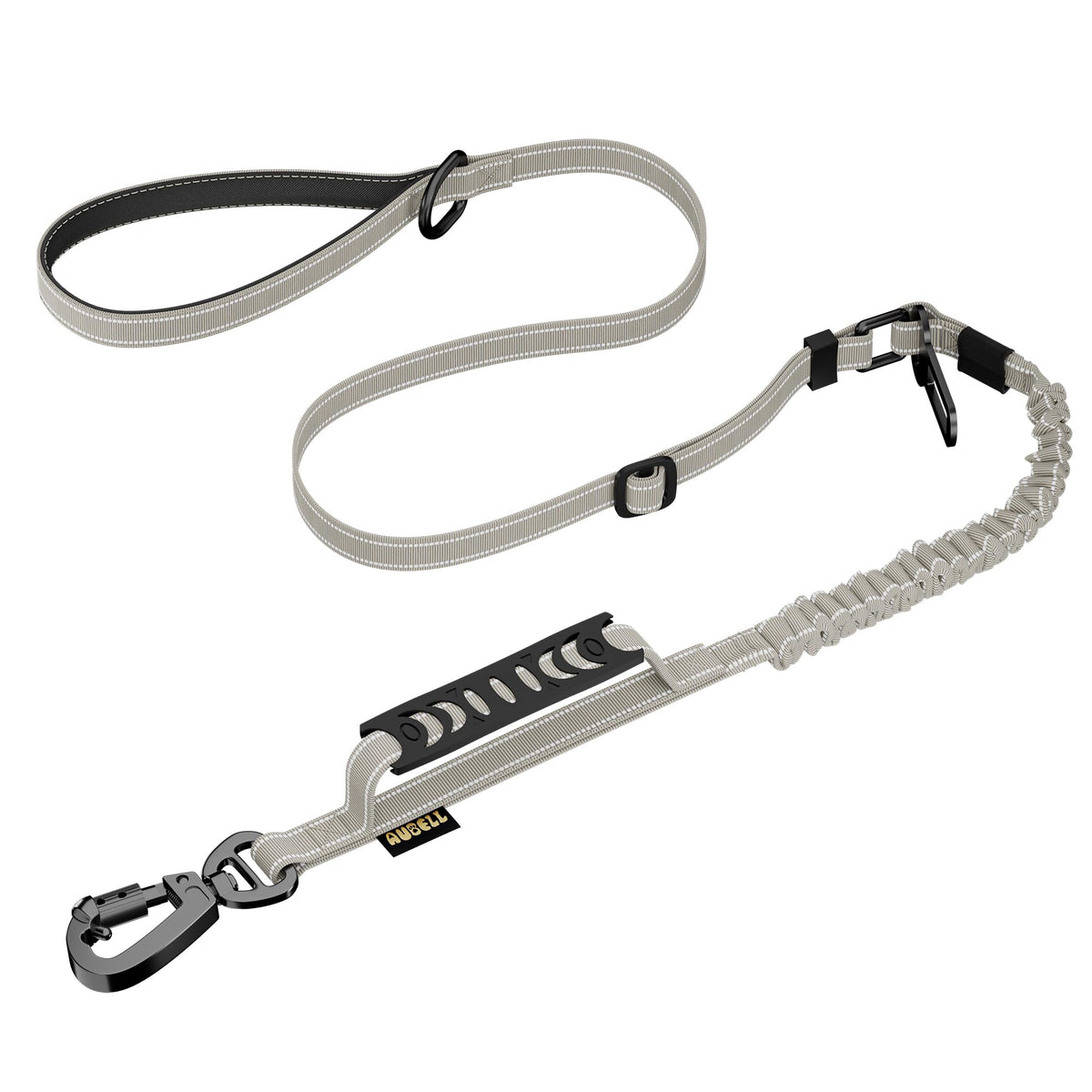 AUBELL Tactical Dog Leash Heavy Duty,4-6ft No Pull Bungee Leash,Pink
