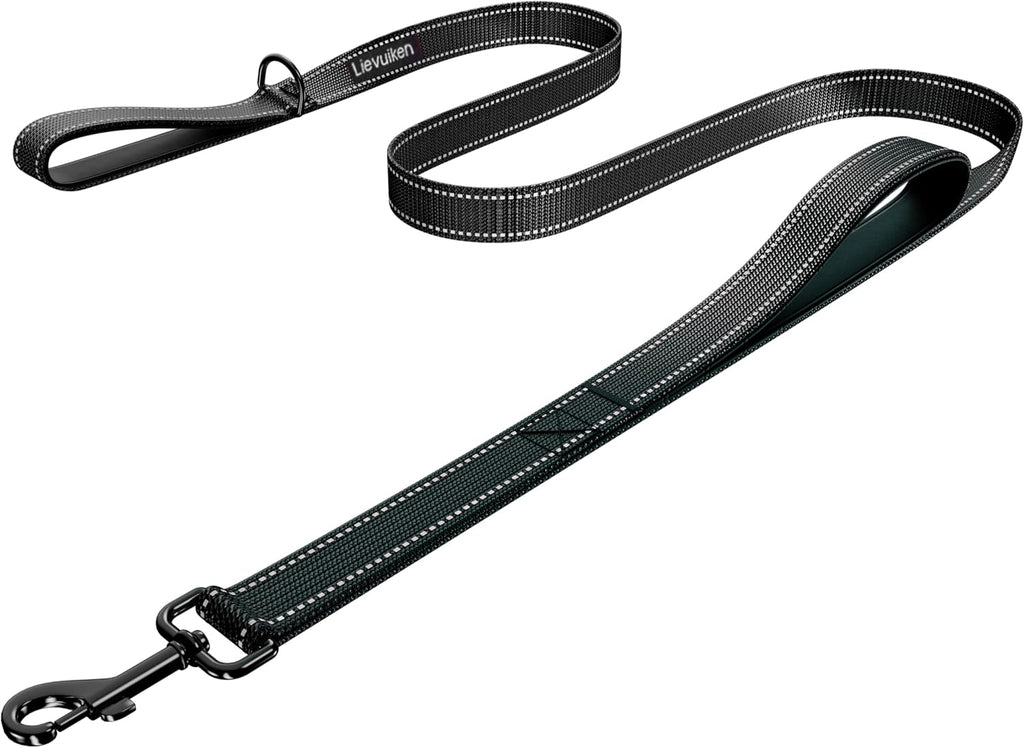 Dog Leash 4ft Long,Double Handle Dog Leash for Control Training
