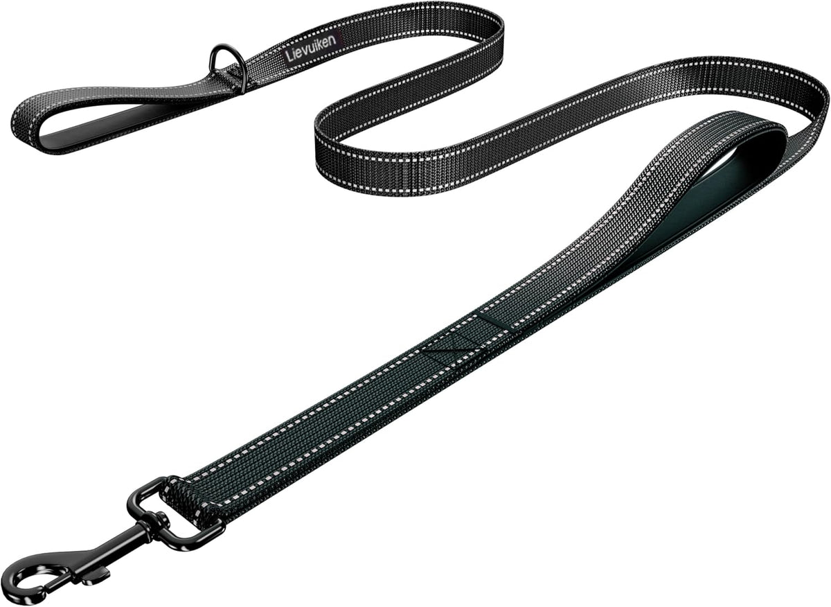 Dog Leash 4ft Long,Double Handle Dog Leash for Control Training
