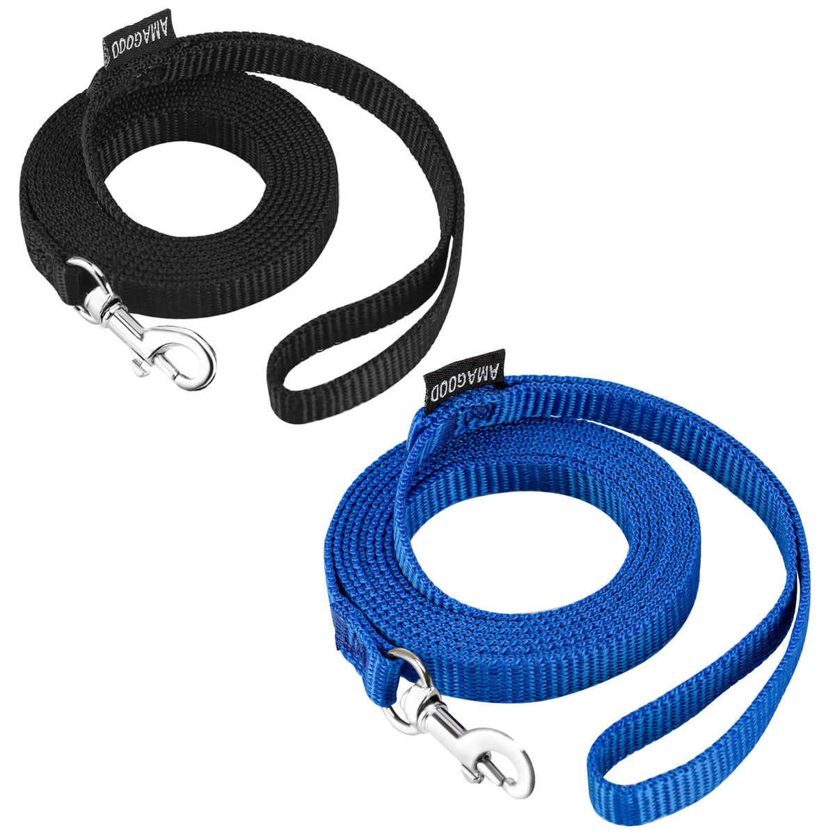 6 FT Puppy/Dog Leashes, Strong Traditional Style Leash with Easy to Use Collar Hook,Dog Lead Great for Small(Red,5/8" x 6 Feet) (Red)