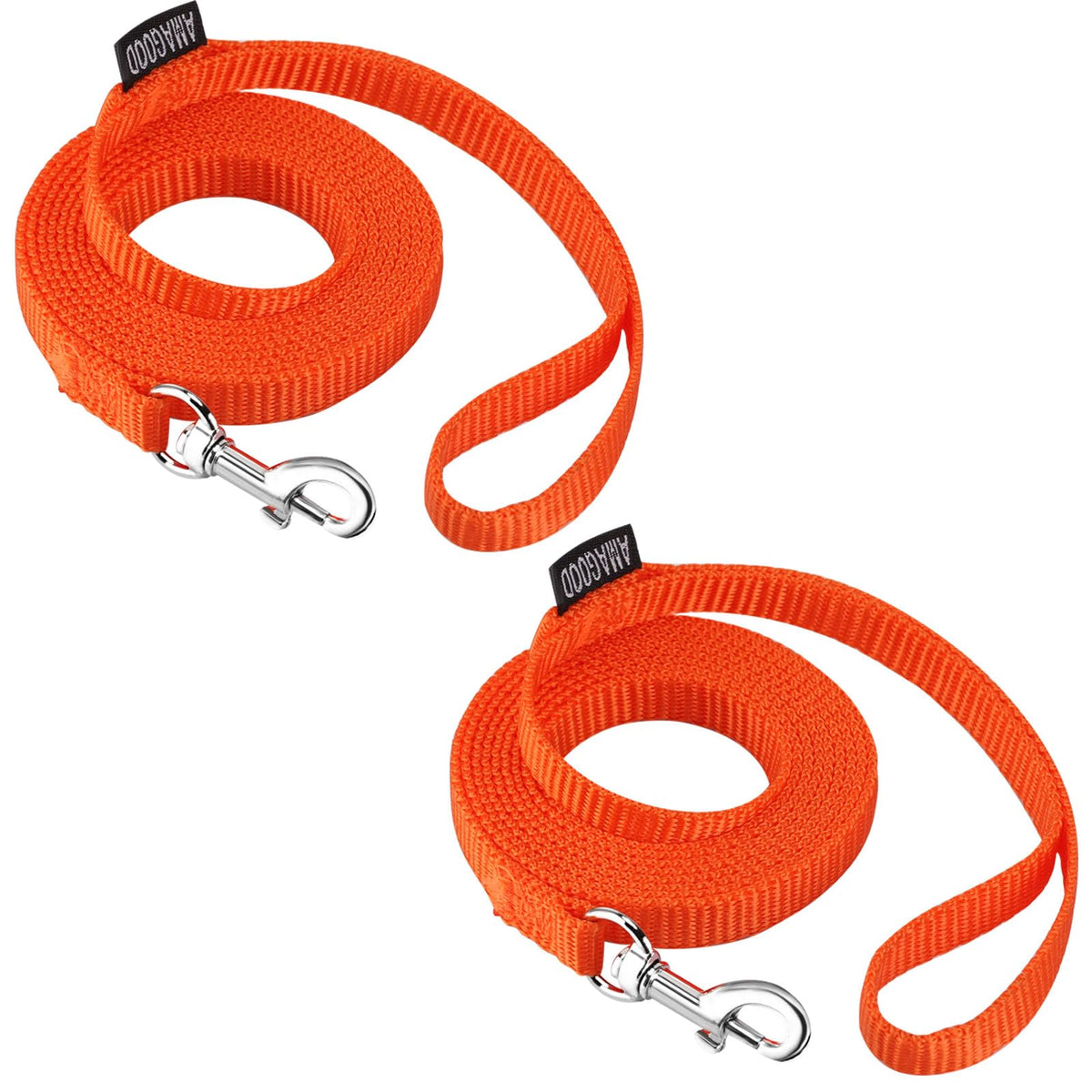6 FT Puppy/Dog Leashes, Strong Traditional Style Leash with Easy to Use Collar Hook,Dog Lead Great for Small(Red,5/8" x 6 Feet) (Red)