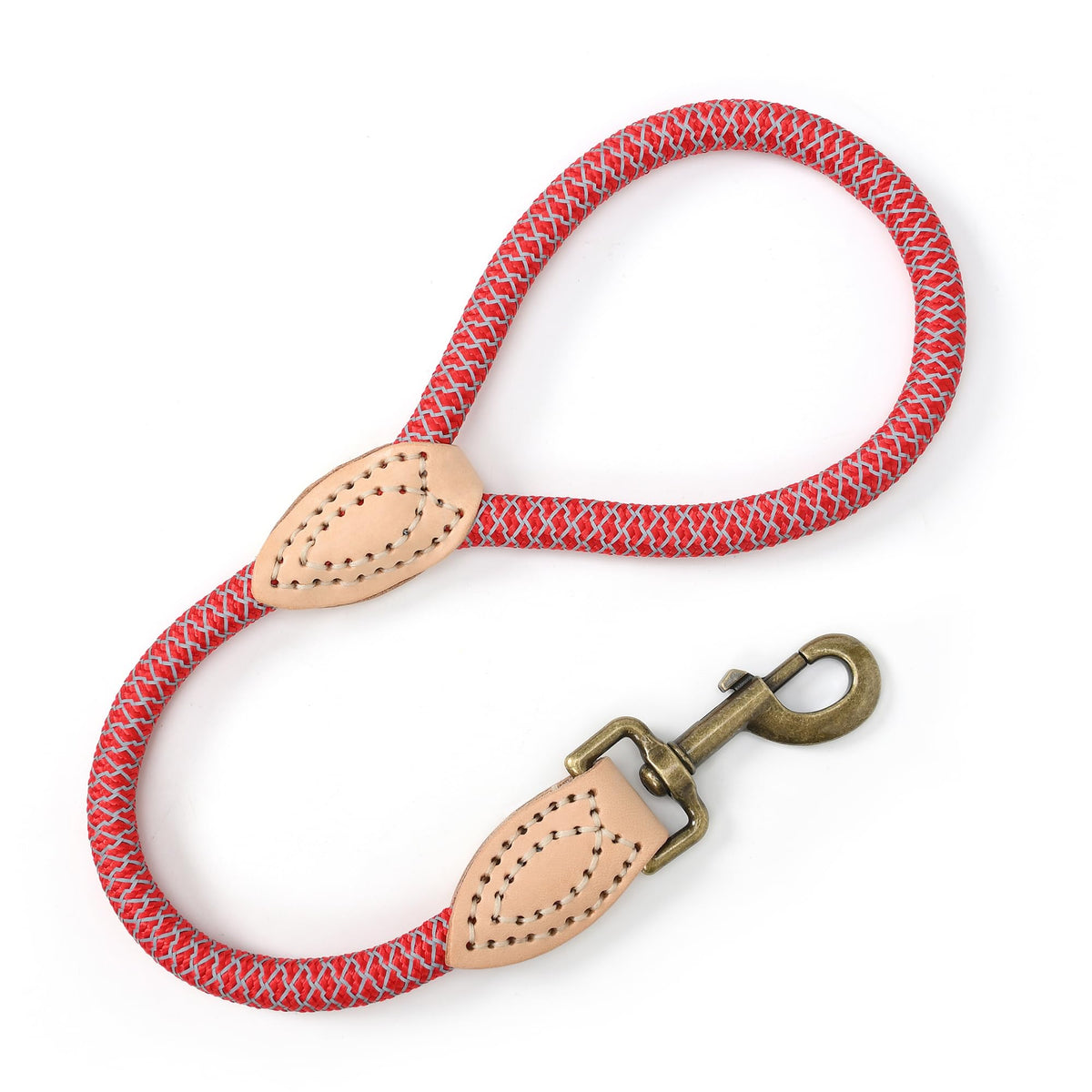 Mile High Life Dog Leash with Genuine Leather-Wrapped Ends, 4/5/6FT