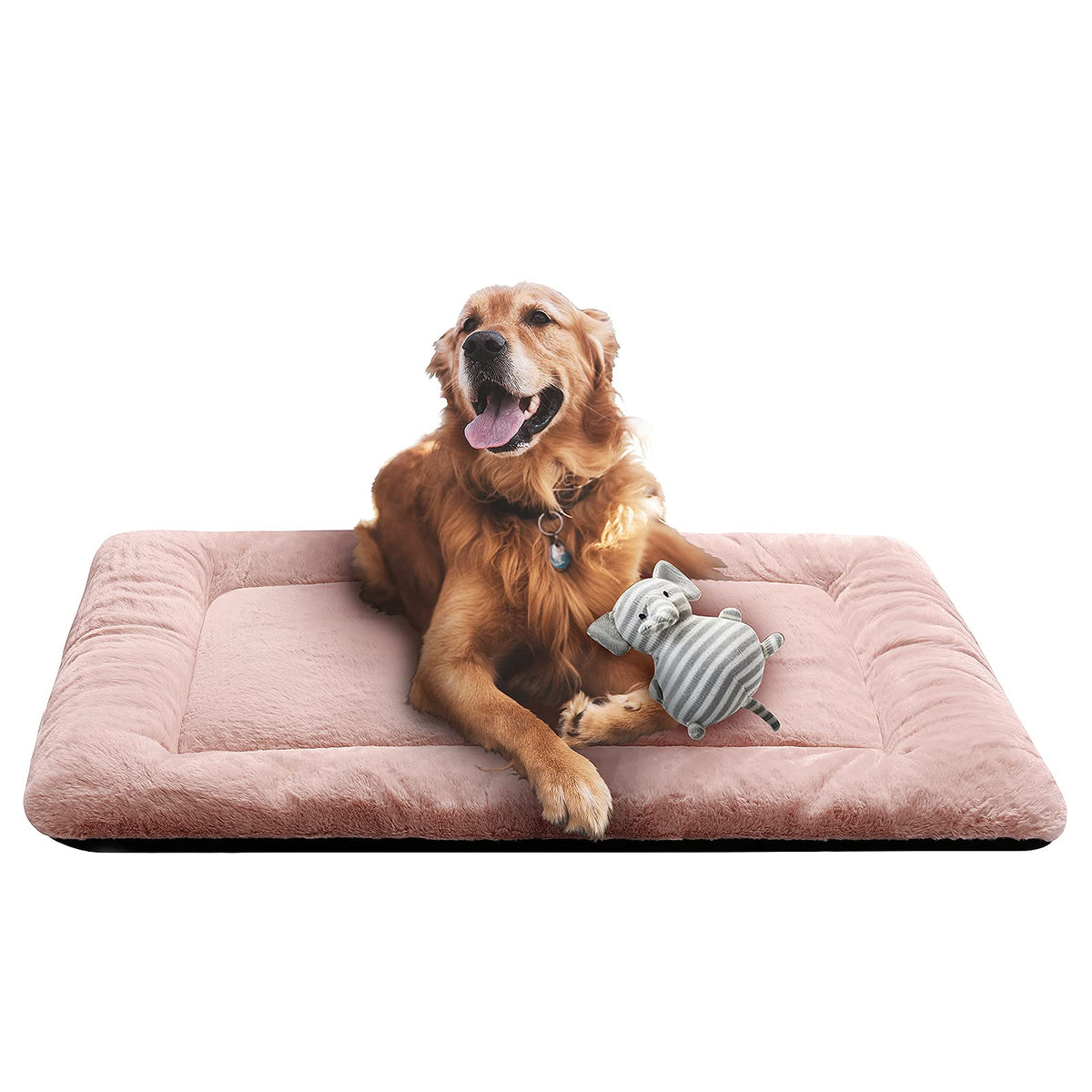 Dog Crate Pad Washable Dog Bed for Crate Medium Cozy Mat 36-Inch Gray