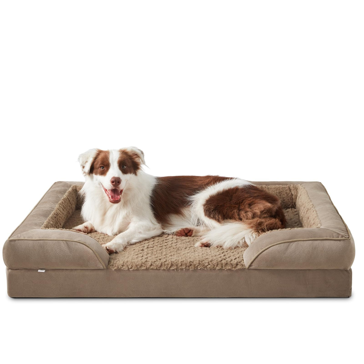 INVENHO Orthopedic Dog Beds Large Sized, XL Washable Dog Sofa with Egg-Crate Foam, Waterproof Lining and Non-Skid Bottom