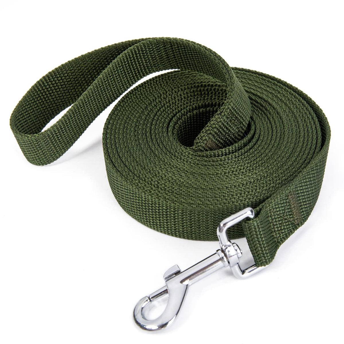 Strong Durable Nylon Dog Training Leash, 1 Inch Wide Traction Rope, 6 ft Long, for Small and Medium Dog (Pink, 6 Feet)