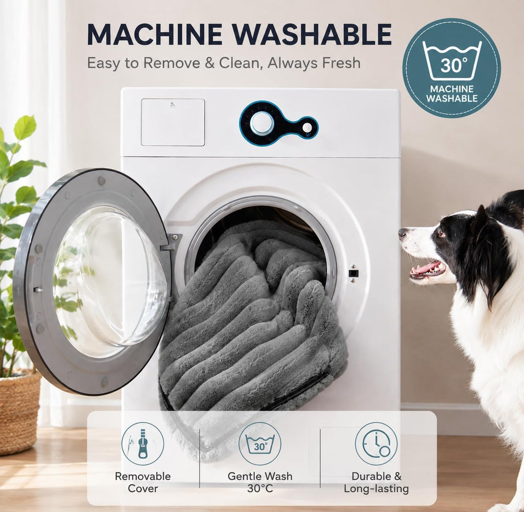FURTIME Washable Dog Bed for Small Dogs, Cat Beds for Indoor Cats, 20"