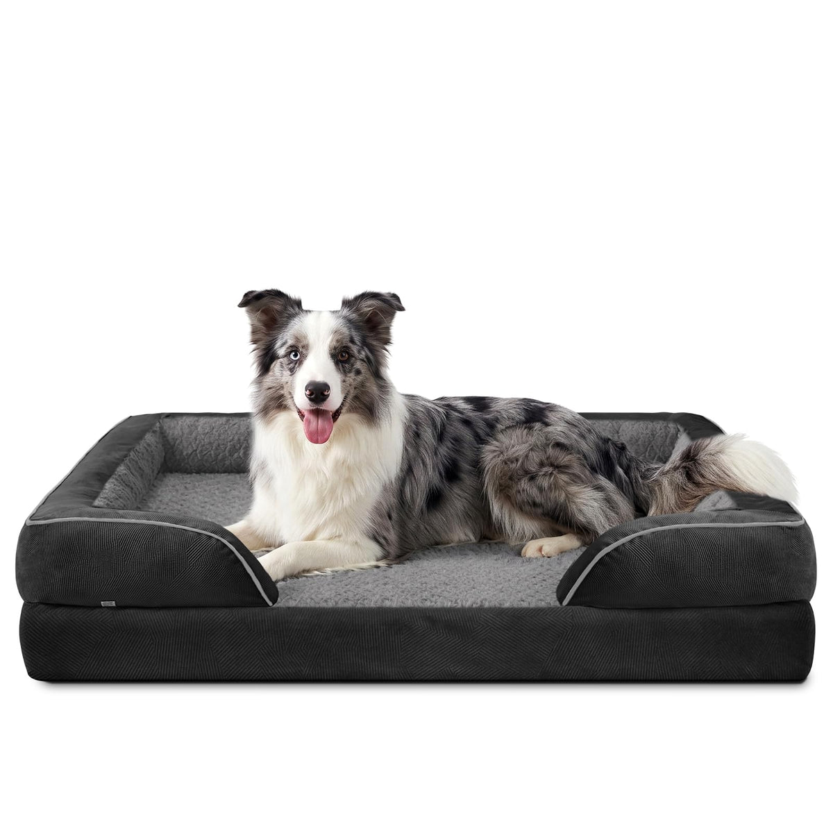 INVENHO Orthopedic Dog Beds Large Sized, XL Washable Dog Sofa with Egg-Crate Foam, Waterproof Lining and Non-Skid Bottom