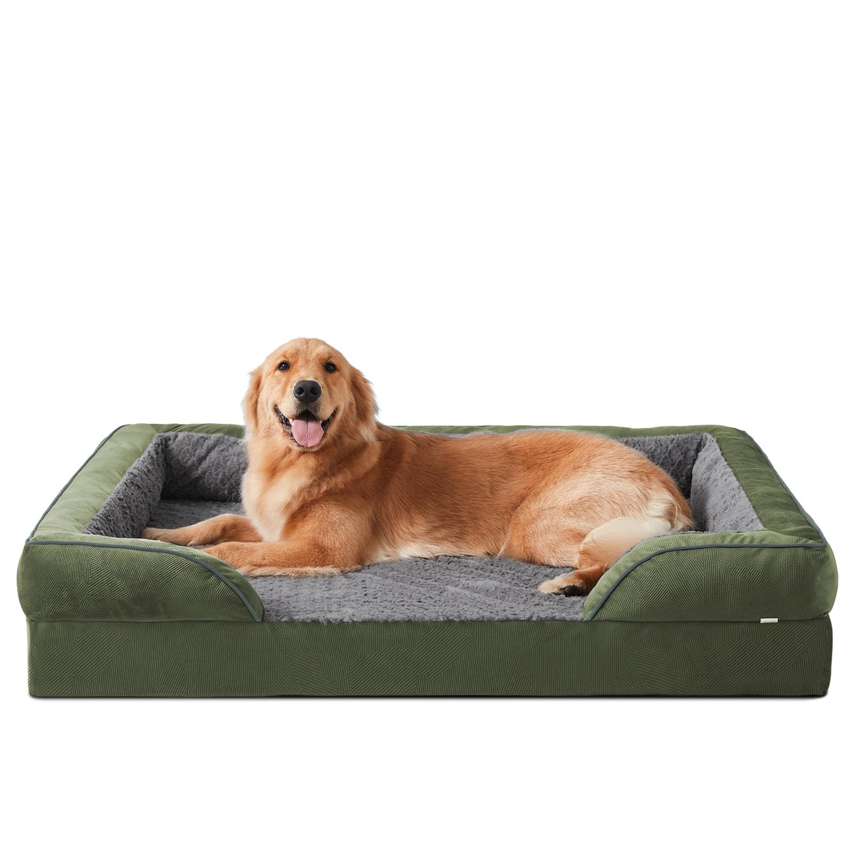 INVENHO Orthopedic Dog Beds Large Sized, XL Washable Dog Sofa with Egg-Crate Foam, Waterproof Lining and Non-Skid Bottom