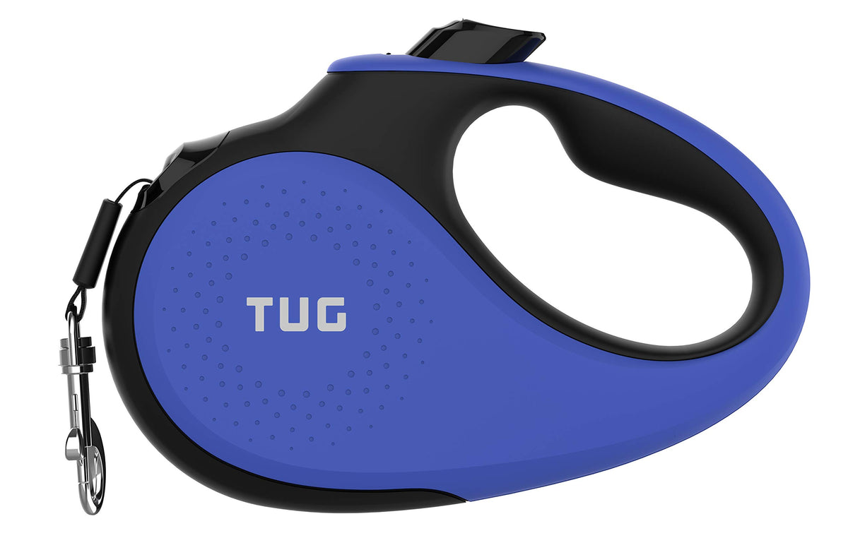 TUG Monochrome XL Retractable Dog Leash, 26 ft (Extra Large, Black)